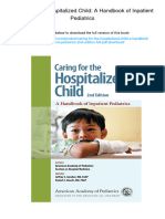 Caring For The Hospitalized Child: A Handbook of Inpatient Pediatrics. ISBN 1610021142, 978-1610021142