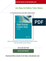 High Energy Cosmic Rays 3rd Edition Todor Stanev All Chapter Instant Download