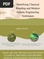 Classical Breeding Vs Genetic Engineering