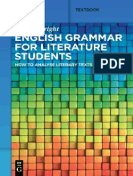 English Grammar For Literature Students - How To Analyse Literary Texts