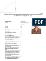 Common Recruitment Process For Recruitment of Specialist Officers in Participating Banks (CRP Spl-Xiii)