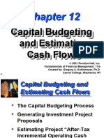 Ch12 Capital Budgeting and Estimating Cashflows - Modified