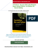 Instant Download Foundation Db2 and Python: Access Db2 With Module-Based API Examples Using Python 1st Edition W. David Ashley PDF All Chapter