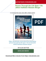 The Developing Person Through The Life Span 11th Ed Eleventh Edition Kathleen Stassen Berger Download PDF