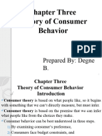 Chapter - 3 Theory of Consumer Behavior