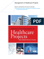 Construction Management of Healthcare Projects., 978-0071781916