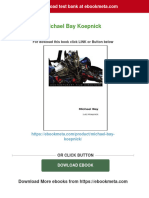 Get Michael Bay Koepnick Free All Chapters