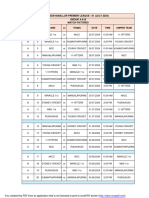 KPL Match Fixtures