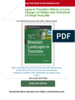 (FREE PDF Sample) Mountain Landscapes in Transition Effects of Land Use and Climate Change 1st Edition Udo Schickhoff R B Singh Suraj Mal Ebooks