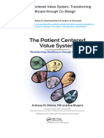 The Patient Centered Value System: Transforming Healthcare Through Co-Design. ISBN 0367735830, 978-0367735838