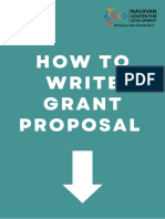 How To Write Grant Proposal 1672658799