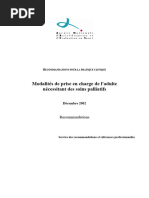 HAS - Modalités de Prise en Charge de L - Adulte Nécessitant Des Soins Palliatifs (2002)