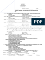 English 8 Q4 Diagnostic Test