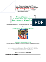 Classification Des Emplois Prof MUKULUNGU Benjamin - 020829