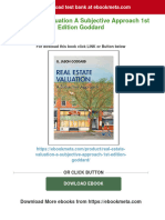 (FREE PDF Sample) Real Estate Valuation A Subjective Approach 1st Edition Goddard Ebooks