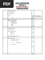 KJM S2 Maths PP1 MS