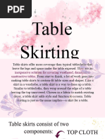 Table Skirting