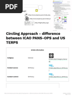 Circling App ICAO PANS-OPS and US TERPS 