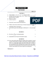 Chapter 1 Maths Practice Test