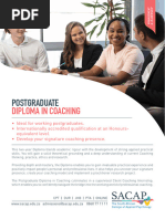 Postgraduate Diploma in Coaching