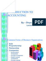 Introduction To Accounting