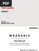 Samsung Gear s3 Frontier Ug
