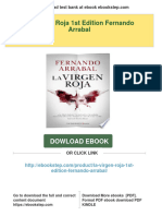 (PDF Download) La Virgen Roja 1st Edition Fernando Arrabal Fulll Chapter