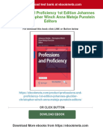 Full Download Professions and Proficiency 1st Edition Johannes Glückler Christopher Winch Anna Mateja Punstein Editors PDF