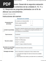 Descripción de La Actividad: Componentes Del Aprendizaje