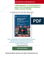 Indigenous Indian Management: Conceptualization, Practical Applications and Pedagogical Initiatives 1st Edition Ashish Pandey 2024 Scribd Download