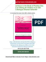 Full Download The Religious Experience in The Book of Psalms Das Alte Testament Im Dialog An Outline of An Old Testament Dialogue Shamai Gelander PDF