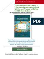 Entropy Enthalpy Compensation Finding A Methodological Common Denominator Through Probability Statistics and Physics 1st Edition Evgeni Starikov (Editor) Download PDF