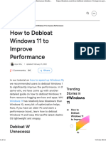 How To Debloat Windows 11 To Improve Performance (Guide) - Beebom