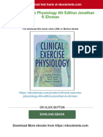 Full Download Clinical Exercise Physiology 4th Edition Jonathan K Ehrman PDF