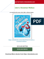 How To Catch A Snowman Wallace Download PDF