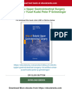 (FREE PDF Sample) Atlas of Robotic Upper Gastrointestinal Surgery 1st Edition Omar Yusef Kudsi Peter P Grimminger Ebooks