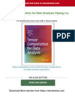 Tensor Computation For Data Analysis Yipeng Liu Download PDF