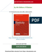 Get Elasticity 4th Edition J R Barber Free All Chapters