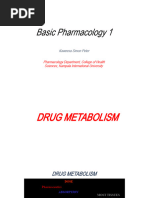 Module 4 Drug Metabolism