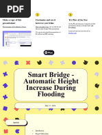 Smart Bridge - Automatic Height Increase During Flooding