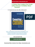 Instant Download Committing To The Culture How Leaders Can Create and Sustain Positive Schools 1st Edition Steve Gruenert PDF All Chapter