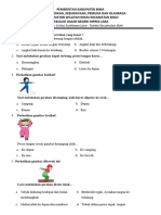 Soal PTS 2 PJOK Kelas 3 K13