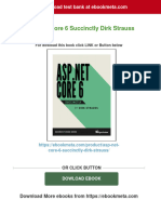 Get ASP NET Core 6 Succinctly Dirk Strauss Free All Chapters