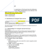 3.1 Introduction of Transport Layer Service