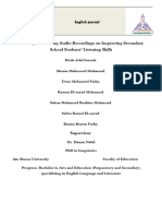 The Impact of Using Audio Recordings On Improving Secondary School Students' Listening Skills-3