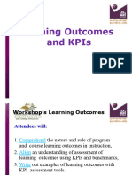 Learning Outcomes and KPIs