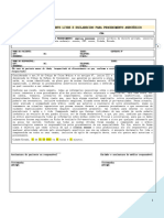 Modelo - Termo de Consentimento - Anestesista para Clinica Dentaria