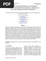 Granada Et Al., 2023 - EXPLORING THE LINK BETWEEN VOLUNTEERING, WELLBEING, AND POSITIVE PSYCHOLOGY (THE ROLE OF NGOS AND WORK PLACEMENT PROGRAMS)