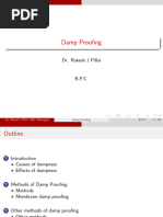 Damp Proofing: Dr. Rakesh J Pillai