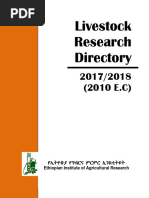 2017-2018 Livestock Research Directorate Directory - Final Approved